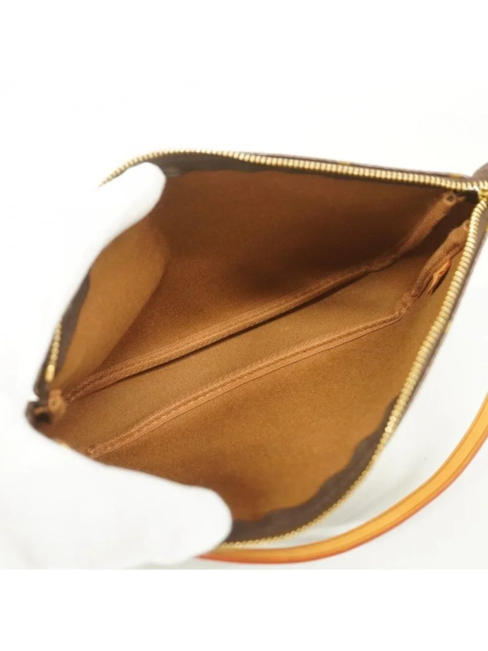 ★SOLD★ Louis Vuitton Pouch Monogram Pochette Brown - Picture 4 of 9